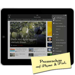 man App: Presseschau auf iPhone & iPad - Tipp von Ulrike John
