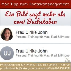 Mac Tipp Kontaktmanagement Mac Tipp Kontaktmanagement
