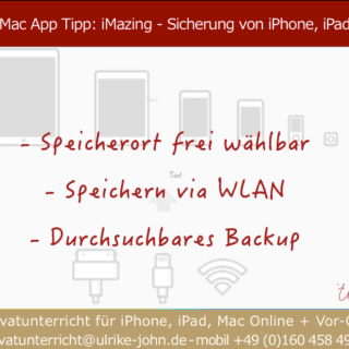 iMazing - Backup von iPhone iPad auf NAS