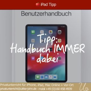 So gehts iPad Benutzerhandbuch laden