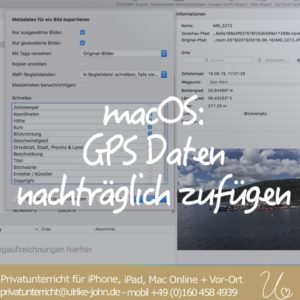 GPS Ortsdaten hinzufuegen