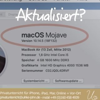 Gründe für eine Akualisierung auf Mojave