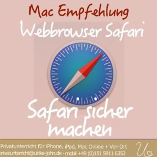 Safari sicher machen