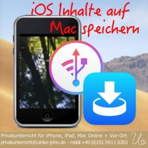 iOS Inhalte auf Mac sichern, mit iMazing + Yoink 