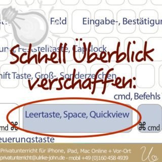 Mac-Tastatur: Quickview